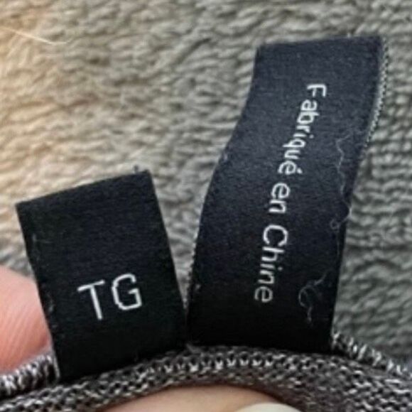 Theory Modal Cotton Core Henley Shirt Gray Pestle Melange Long Sleeve XL - Picture 6 of 9